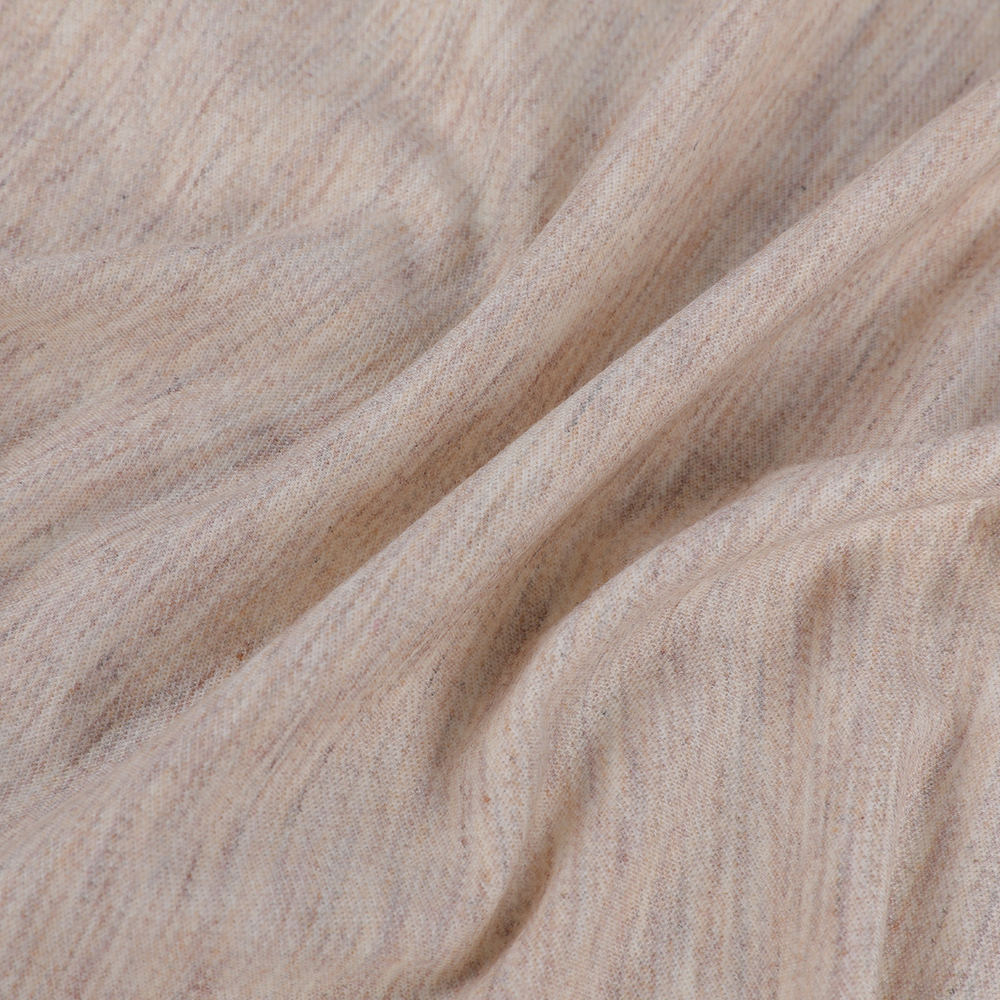 Calidez cómodo tela de lana de jacquard spandex suave suave