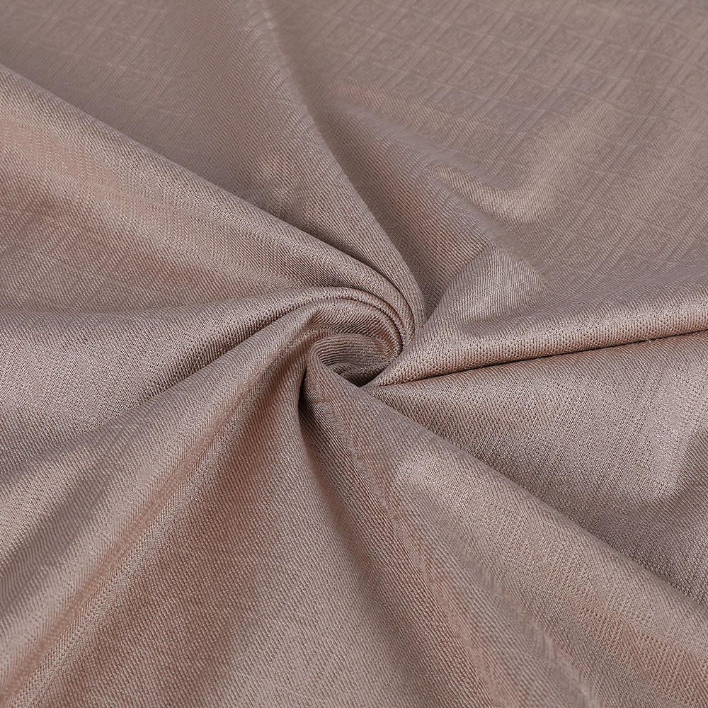 Tela de ropa de negocios de seda jacquard de seda de un solo lado y sinuosa