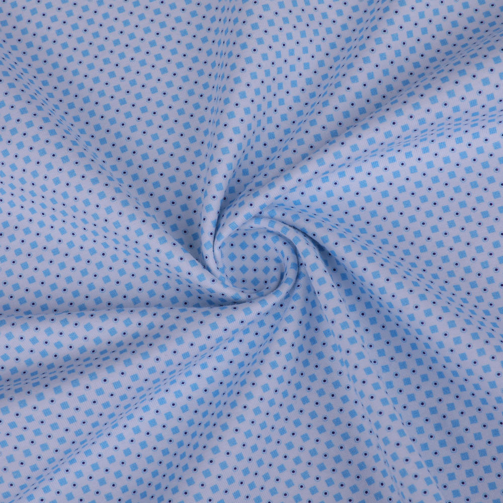 Impresión digital cómodo tela de camisa transpirable