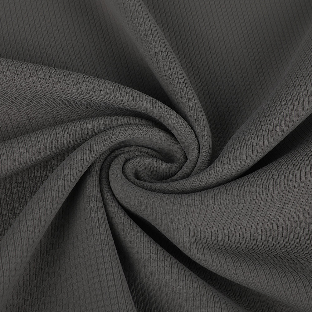 Absorción de humedad liviana y secado rápido Doble Jacquard Outdoor Leisure Sports Polyester Fabric